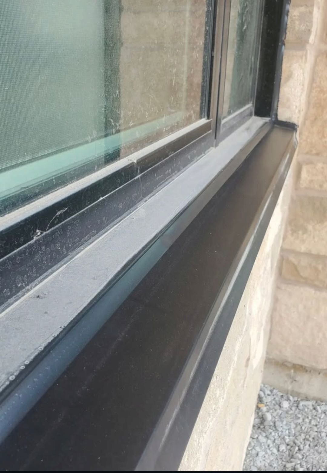 Exterior caulking example